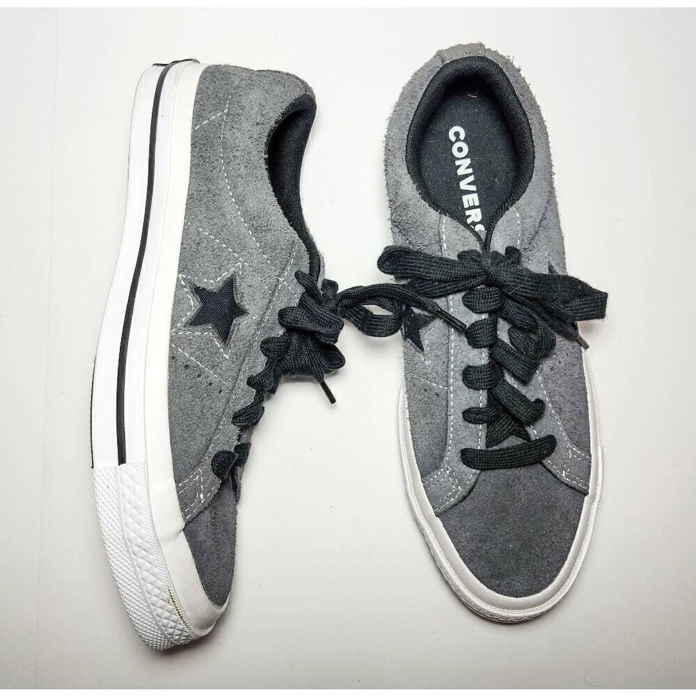 Converse Chuck Taylor One Star OX 263680C Gray Sneakers Boys Size 6 Kids Youth